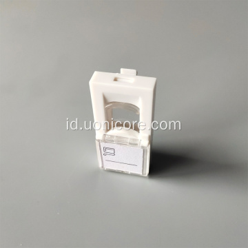 RJ45 1 port face plate tipe perancis